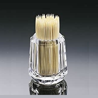 AG-K28 Clear Acrylic Faceted Toothpick Holder
