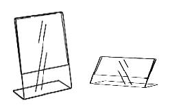 Slant Back APS Frames in Acrylic, Plexiglas, Plexiglass , Lucite, Plastic
