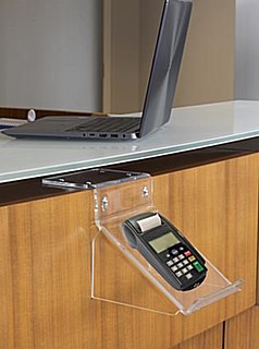 Clear Lucite Credit Card Machine Extender