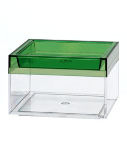 Clear Plastic Stackable Container Model CC2