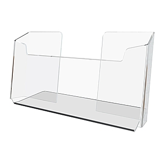 Clear Acrylic Countertop Brochure Literature Holder Model CH110T