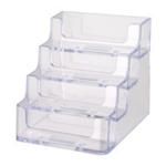 Single and Multiple Pocket Countertop and Wallmount Acrylic and Plastic Business Card Holders, Plexi, plexiglass, plexiglas, lucite