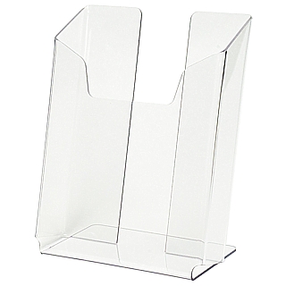 Clear Acrylic Countertop Brochure Literature Holder Model CH50T