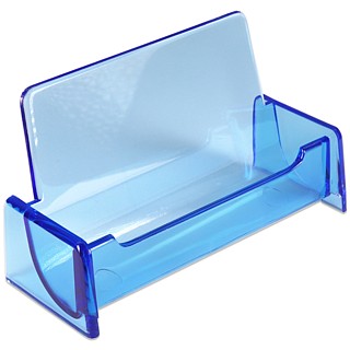 CHBC-TB Transparent Blue Countertop Business Card Holders