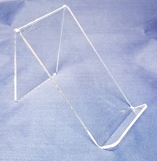 CPE1 Cellphone Easel Made from Clear Plexiglas, Plexiglass, or Plastic