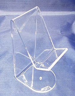 Clear Acrylic Easels for Cell Phones and small electronics