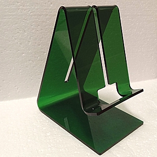 CPE8-TG Transparent Green Acrylic Cellphone Easel Cell Phone Stand