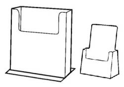 Countertop Acrylic and Plastic Brochure and Literature Holders, plexi, plexiglass, plexiglas, lucite