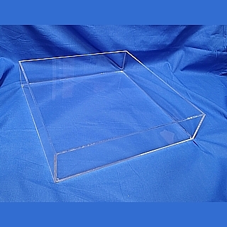 Clear Acrylic Short Cubes and Boxes or Dust Covers  in Plexiglas, Plexiglass, lucite and plastic