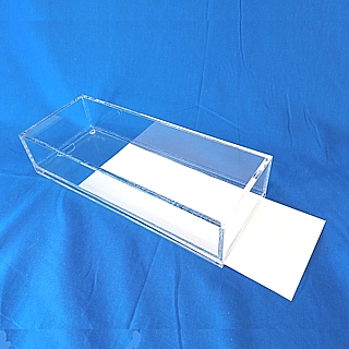 Clear Acrylic Tray with Insert Bottom For Graphics