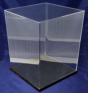 Clear Acrylic Display Case Boxes for memorabilia, dolls or collectibles