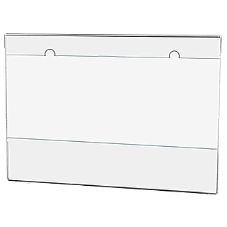 Clear Acrylic Hanging wall frames and hanging wallmount signholders in plexi, plexiglass, lucite