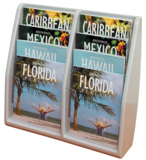 Multiple Pocket Magazine and Literature Brochure Holders