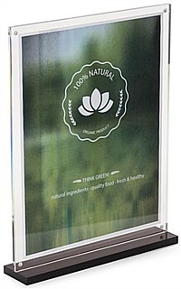 Upscale Clear Acrylic Magnetic Block Frames in Lucite and Plexi