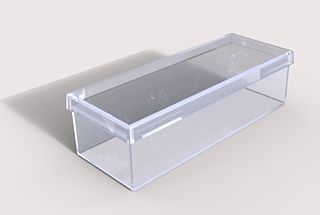 Clear Plastic Display Box Container Model PB66