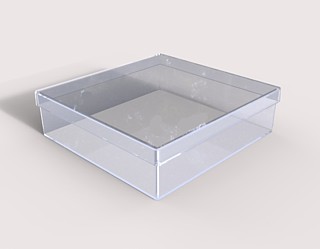 Clear Plastic Display Box Container Model PB69