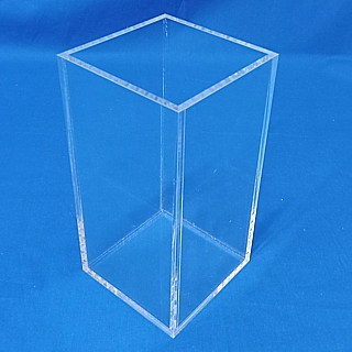 Clear Acrylic Tall Cubes, Bins and Boxes in Plexiglas, Plexiglass, lucite and plastic