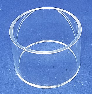 Clear Acrylic Open Ended Rings