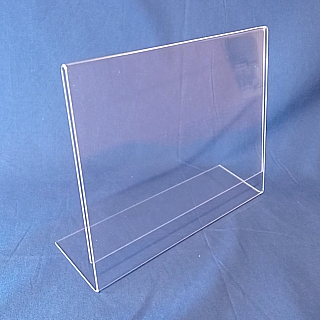 Slant Back Easel Display Frames in Acrylic, Plexiglas, Plexiglass, Lucite, Plastic