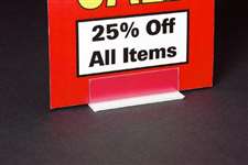 Clear PVC Extruded Sign Base
