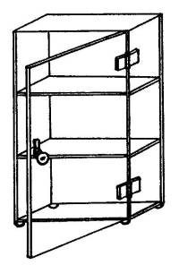 ASC23, ASC24, ASC41, ASC42 Plexiglas Acrylic Showcase