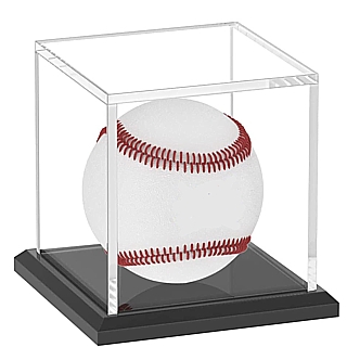Clear Acrylic Baseball Display Case For Displaying Sports Memorabilia or Autographed Baseballs