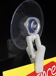 Clear Vinyl Suction Cups With Swivel Clip