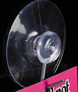 Clear Vinyl Suction Cups With Metal Hook