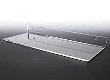 Acrylic and plastic wallmount shelves and shelving, Plexiglas, PlexiGlass, lucite, plexi
