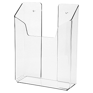 Clear Acrylic Wallmount Literature Holder model WH60