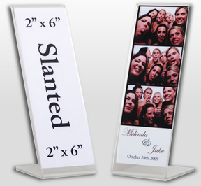 Clear Acrylic Frame for Photo Booth Prints - wedding favors