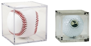 BQ1 Acrylic Sports Collectible Display Boxes, Plexiglas, Plexiglass, lucite  and plastic, sports and collectible cases, Golf Ball