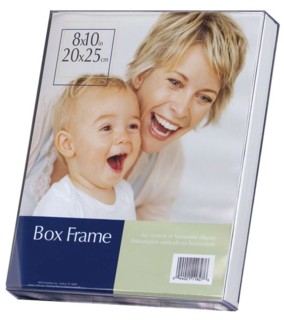 Clear Acrylic Box Frame 8x10
