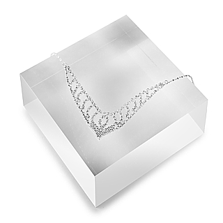 Clear Solid Acrylic Display Block 5 x 5 x 2 Made from Plexiglas, Plexiglass, lucite and plastic