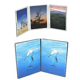 Clear Acrylic Book Style Photo Frames