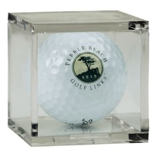 Clear Acrylic Golf Ball Display Case For Displaying Sports Memorabilia or Autographed Golf Balls
