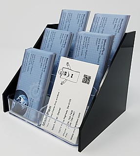Multi Slot Business Card Holder for Counter