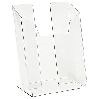 Clear Acrylic Countertop Brochure Literature Holder Model CH80T