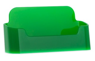 Green Molded Styrene Business Card Holder