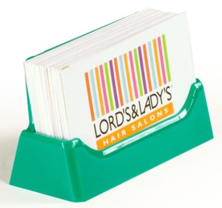CHBC-T Teal Green Countertop Business Card Holders
