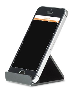 CPE6-BK Cellphone Easel Made from Black Acrylic, Lucite, or Plexi