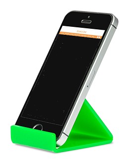CPE6-G Cellphone Easel Made from Green Acrylic, Lucite, or Plexi