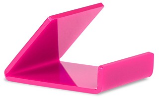 CPE6-PK Cellphone Easel Made from Pink Plexiglas, Plexiglass, or Plastic