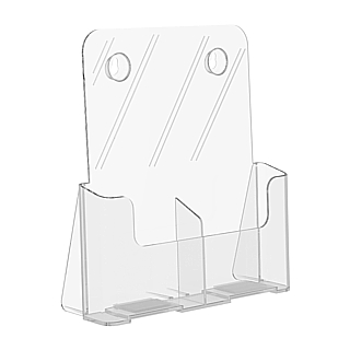 Countertop Wallmount Brochure Literature Holder Model CW8.5-D with Removable Pocket Divider
