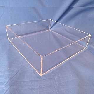Clear Deluxe Acrylic Tray For Upscale Serving and Display