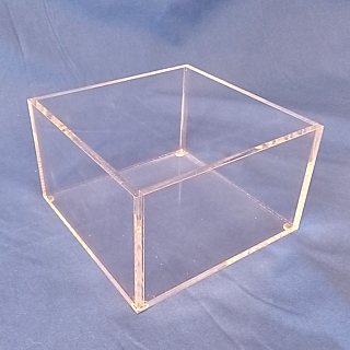 SC635 Clear Acrylic Cubes and Boxes in Plexiglas, Plexiglass, lucite and plastic