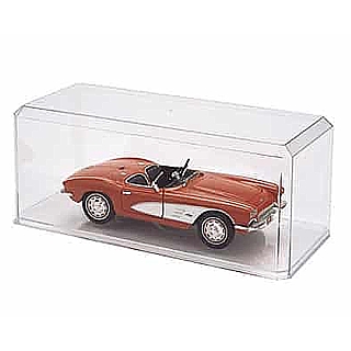Clear Molded Styrene 2-Piece Display Case for 1:18 Scale Die Cast Cars.