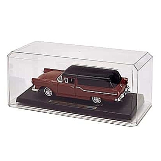 Clear Molded Styrene 2-Piece Display Case for Oversize 1:18 Scale Die Cast Cars.