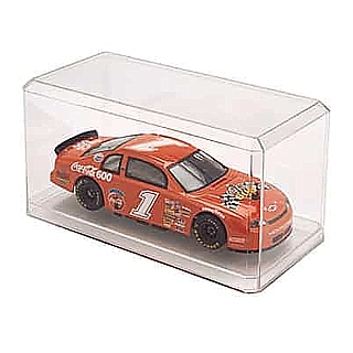 Clear Molded Styrene 2-Piece Display Case for 1:24 Scale Die Cast Cars.