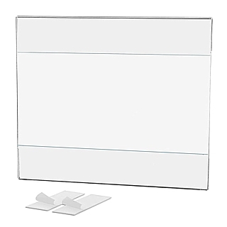 Acrylic Double Fold Side Loading Certificate Wallmount Sign Holder Display Frame